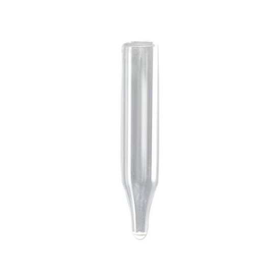 Picture of Silanized - 250µL Glass Big Mouth Conical Limited Volume Insert, 6x31mm, Pulled Point Interior, No Spring 4025FT-631Z