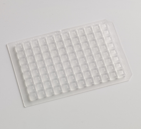 Picture of 384 Square Well Clear Sealing Mat with Spray Coated PTFE/Premium Silicone  976050SW-384