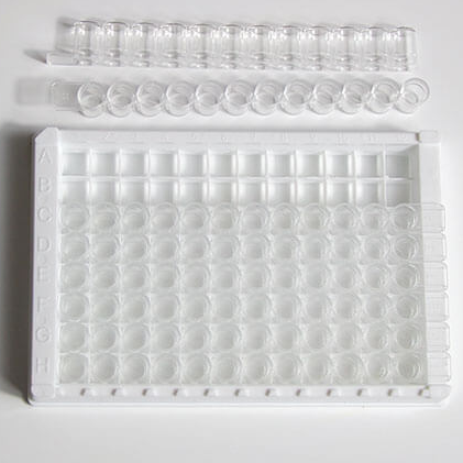Sterile, Clear Polypropylene, General Purpose Film Strips for 96-Well Plates & ELISA, Strip-Well Plates, RNase/DNase-Free, CPPS-GP-8STR