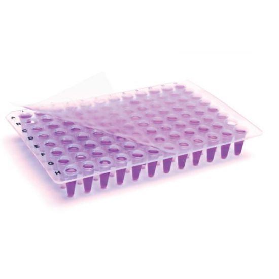 Picture of Sterile, ThermalSeal RTS Films for Real-Time/qPCR, Polyolefin, 50µm Thick, Encapsulated Silicone Adhesive to fit all 96-well Plates, TSS-RTQS-50