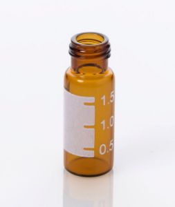 Picture of 1.5ml Amber Glass Screw Neck Vial w/Write-on Spot, 10-425 mm, MSV32010E-1232A