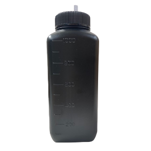Picture of 1000ml J Bottle Square Wide Mouth Black 1570-04