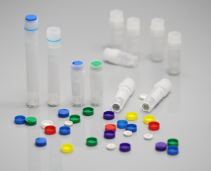Picture of Cap Insert for Cryogenic Vial, Yellow, New Model,100/pk, 1000/cs,  (was 611003) 611203