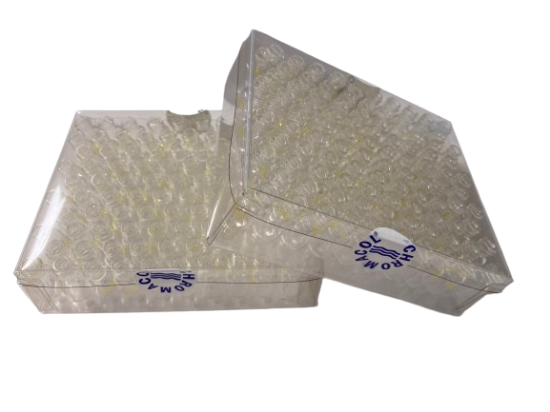 Picture of 1.1ml Screw Top Vial, Tapered, Clear, Gold Grade, 5x pk100, MS1.1STVG