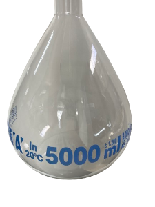 Picture of 5000ml volumetric flask Class A, MS GVF5L