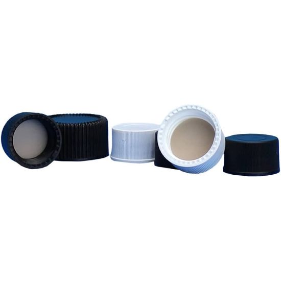 Picture of 15-425mm Solid Top, White Polypropylene Cap, PTFE/F217 Lined 5360-15W