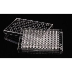 Picture of 96 Well Cell Culture Plate, Flat, Non-Treated, Sterile, 1/pk, 100/cs 701011