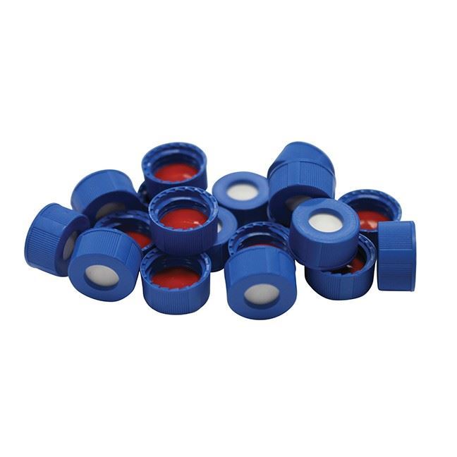 9mm R.A.M.™ Ribbed Cap, Royal Blue, PTFE/Silicone Lined MSVC5395-09FRB(100)