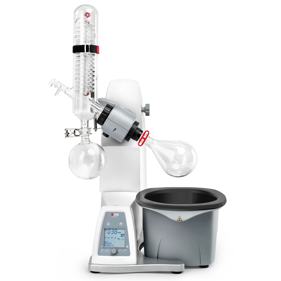 RE100-Pro,Rotary Evaporator with set of glassware vertical free include 18900165,  6030110111
