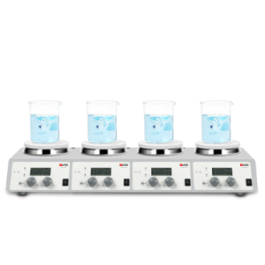 Picture of MS-H340-S4, 4-Channel LCD Digital Hotplate Magnetic Stirrer, (was 8030271110) 8030278110