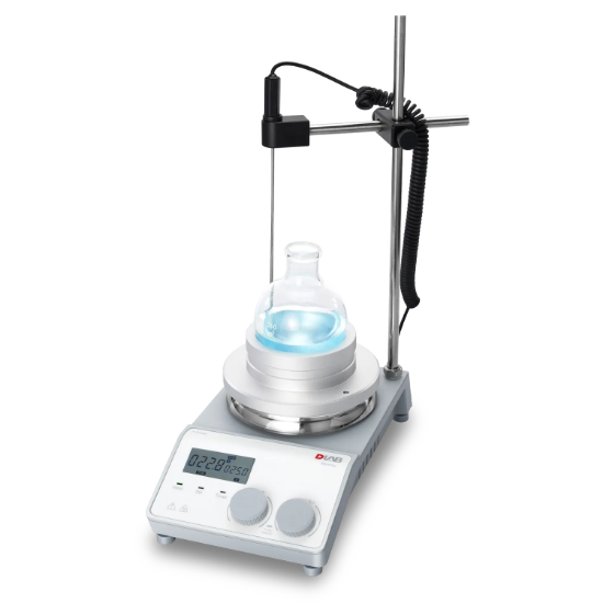 Picture of MS-H-ProA package 2: Magnetic Hotplate Stirrer (340°C)  &  PT1000A & Support clamp, 8160221110+18901706