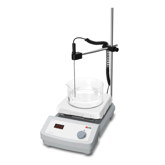 Picture of HP550-S   package 2: Square Hotplate (550℃) & PT1000A & Support clamp, 5131122211+18901706