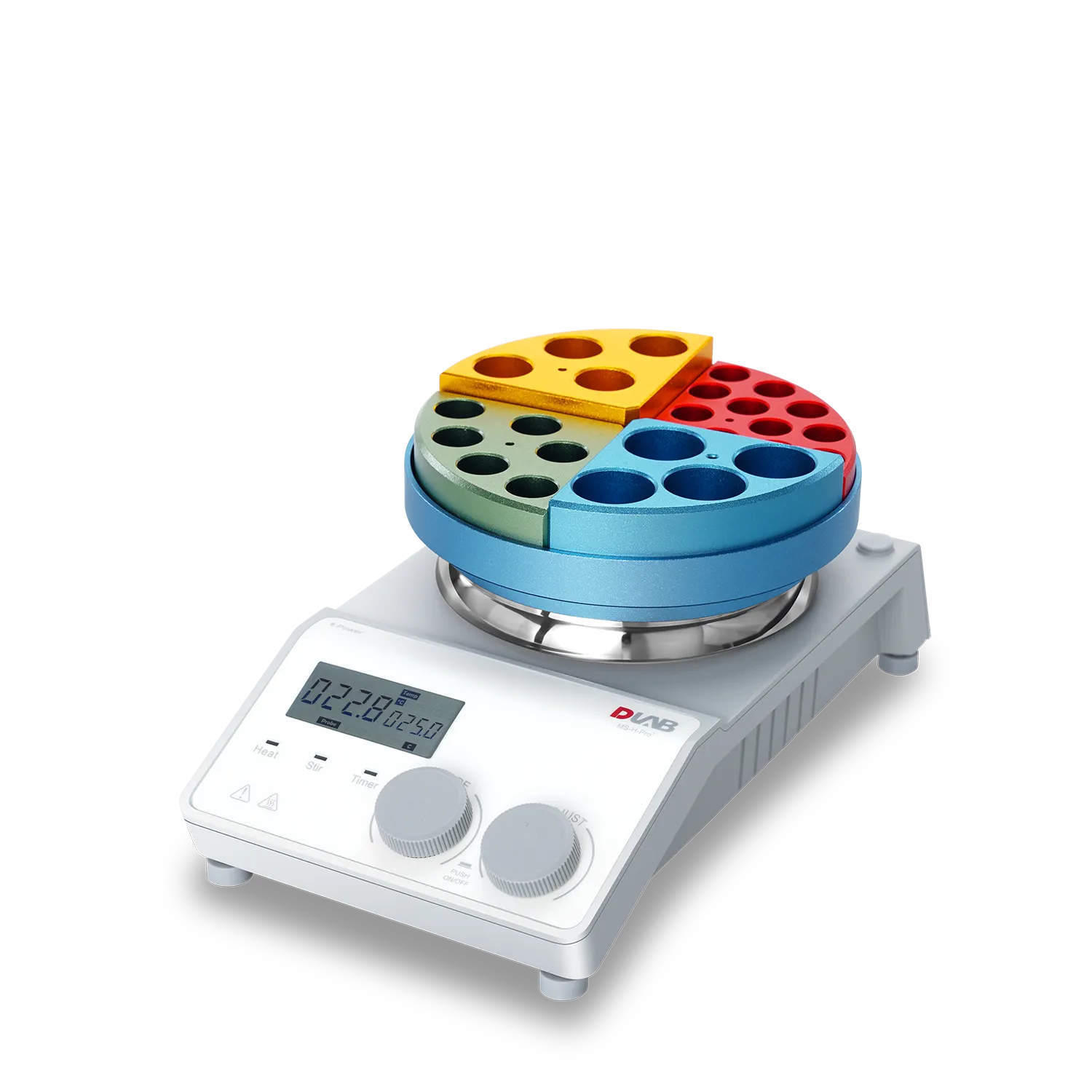 MS-H-ProT package 2: Hotplate Magnetic Stirrer (340°C) & PT1000A & Support Clamp, 8130231110+18901706