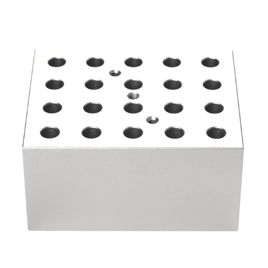 Picture of Heating block, used for 0.5mL tubes, 20 holes-H , Accessories of Dry Bath HB105-S1/S2&HB150-S1/S2,  18900460