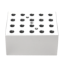 Picture of Heating block, used for 0.5mL tubes, 20 holes-H , Accessories of Dry Bath HB105-S1/S2&HB150-S1/S2,  18900460