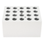 Picture of Heating block, used for 1.5mL tubes, 20 holes,  Accessories of Dry Bath HB105-S1/S2&HB150-S1/S2,  18900461