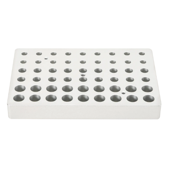 Picture of Heating block, used for 0.2mL, 0.5mL and 1.5/2mL tubes , 18 holes each volume (thin),Accessories of Dry BathHB120-S,  18900278