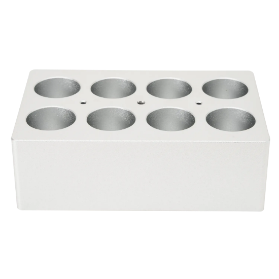 Picture of Heating block, used for 50mL tubes, 8 holes , Accessories of Dry BathHB120-S, 18900222