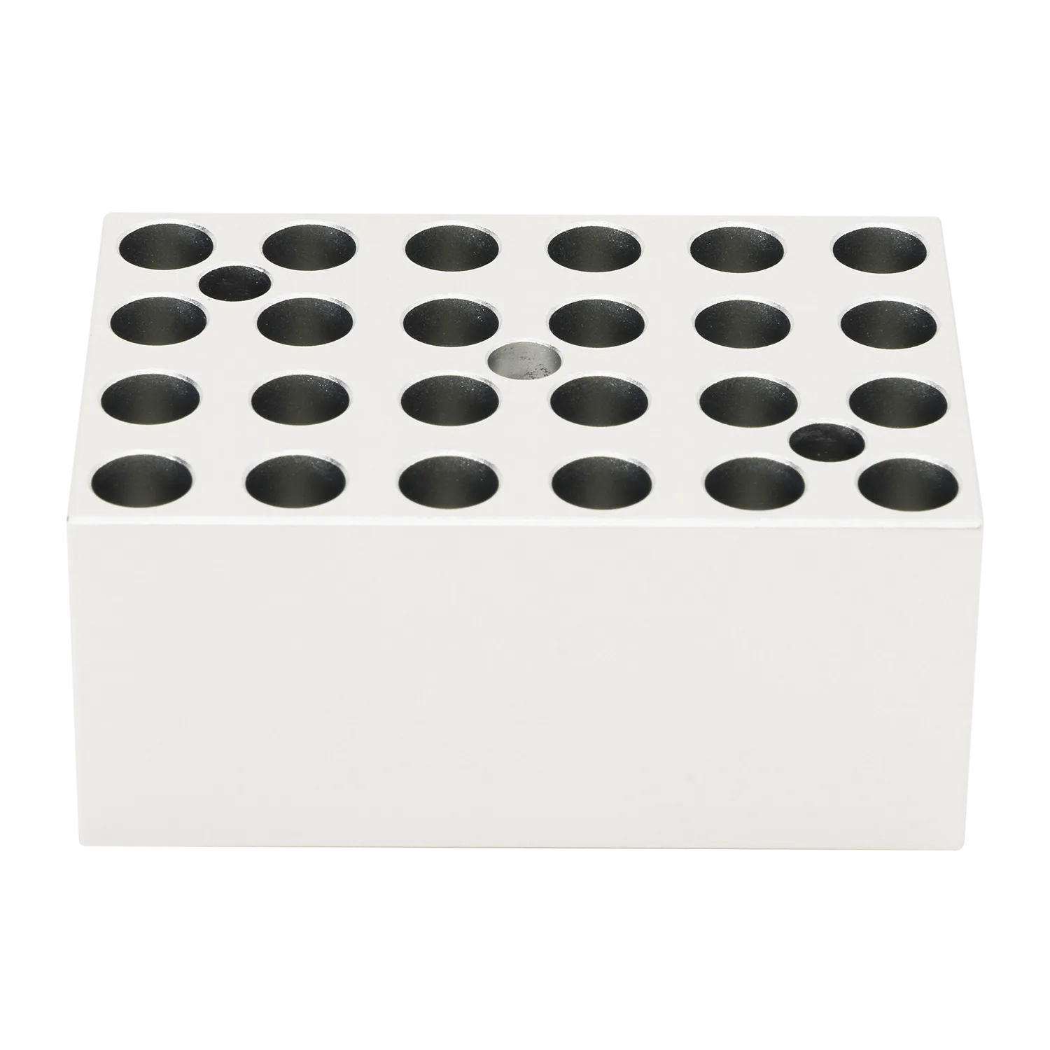 Heating block, used for 0.5mL tubes, 24 holes, Accessories of Mini dry bath 18900415