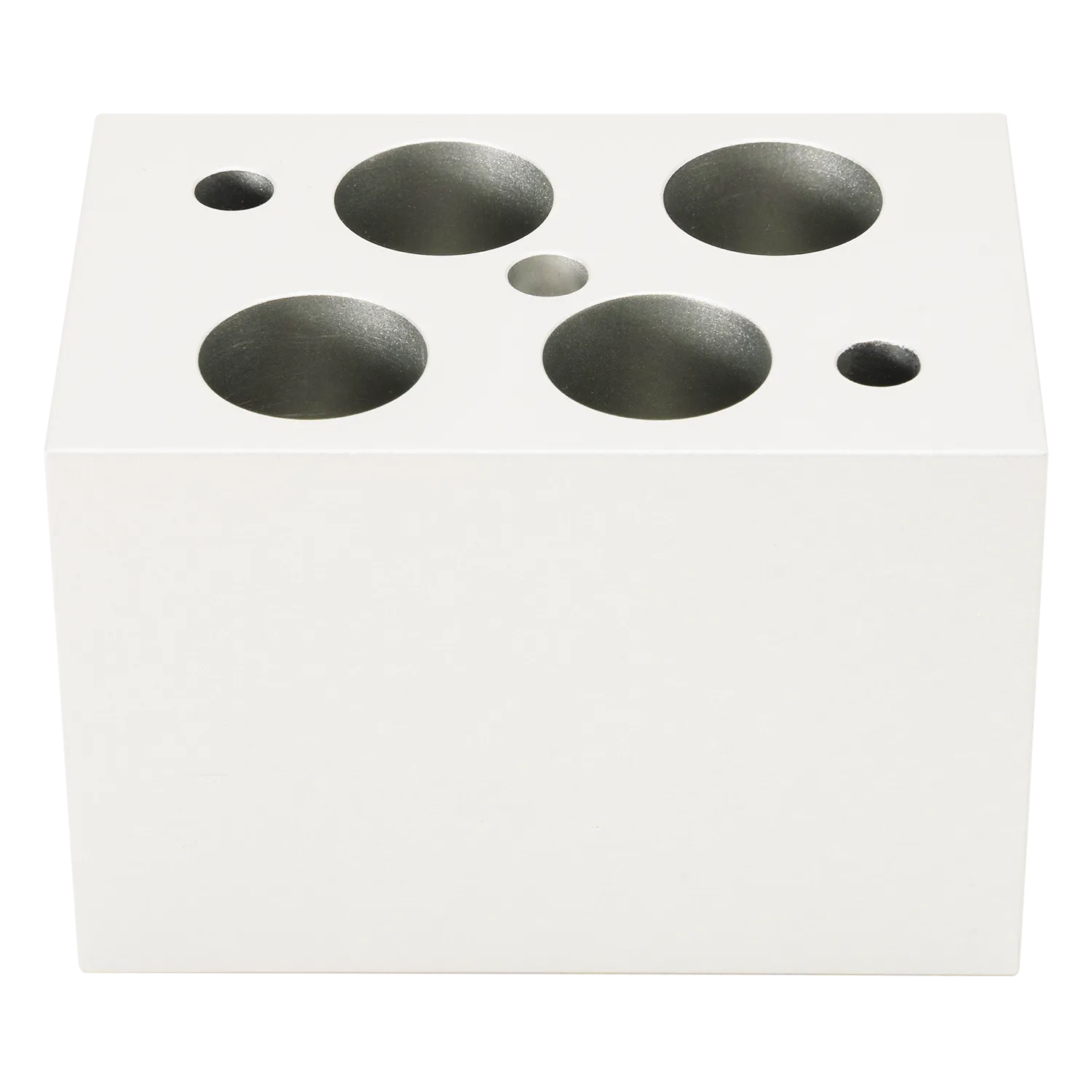 Heating block, used for 15mL tubes, 4 holes, Accessories of Mini dry bath 18900426