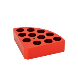 Picture of MS 135.2,Red quarter pie, 11 holes，4 ml reaction vessel，Ø15.2mm，20mm depth  18900002