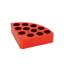 Picture of MS 135.2,Red quarter pie, 11 holes，4 ml reaction vessel，Ø15.2mm，20mm depth  18900002