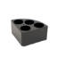 Picture of MS 135.5,Black quarter pie, 4 holes, 40 ml reaction vessel，Ø28mm，43mm depth 18900005