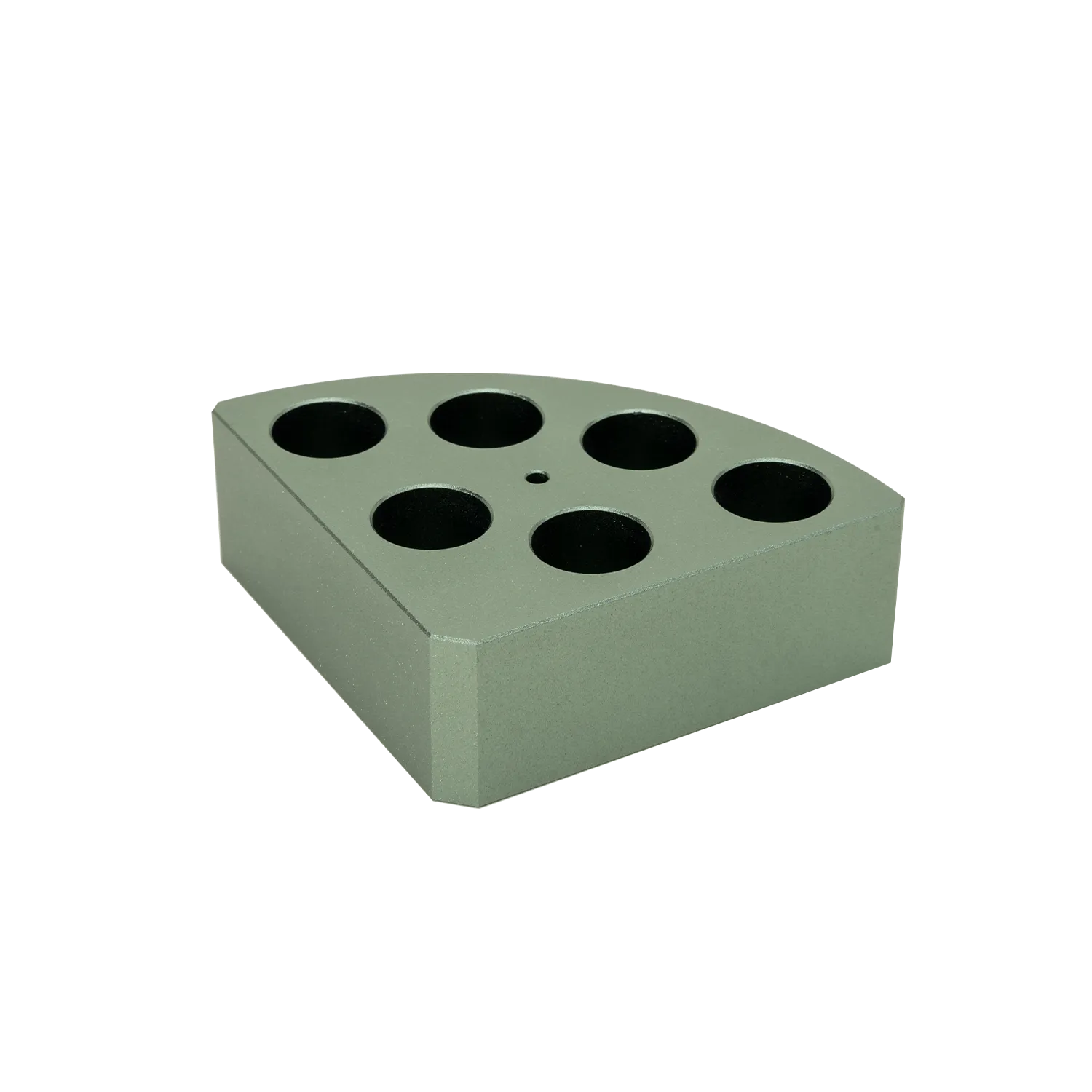 MS 135.6,Green quarter pie，6 holes, 8ml reaction vessel，Ø17.8mm，26mm depth 18900048
