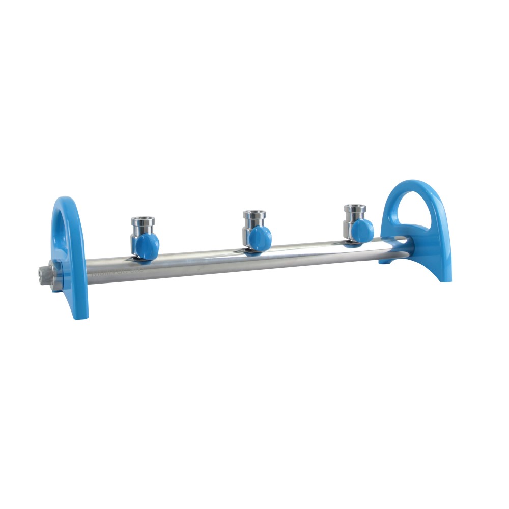 MultiVac 300, 3 places stainless steel Manifold without funnel adaptor, 180300-00