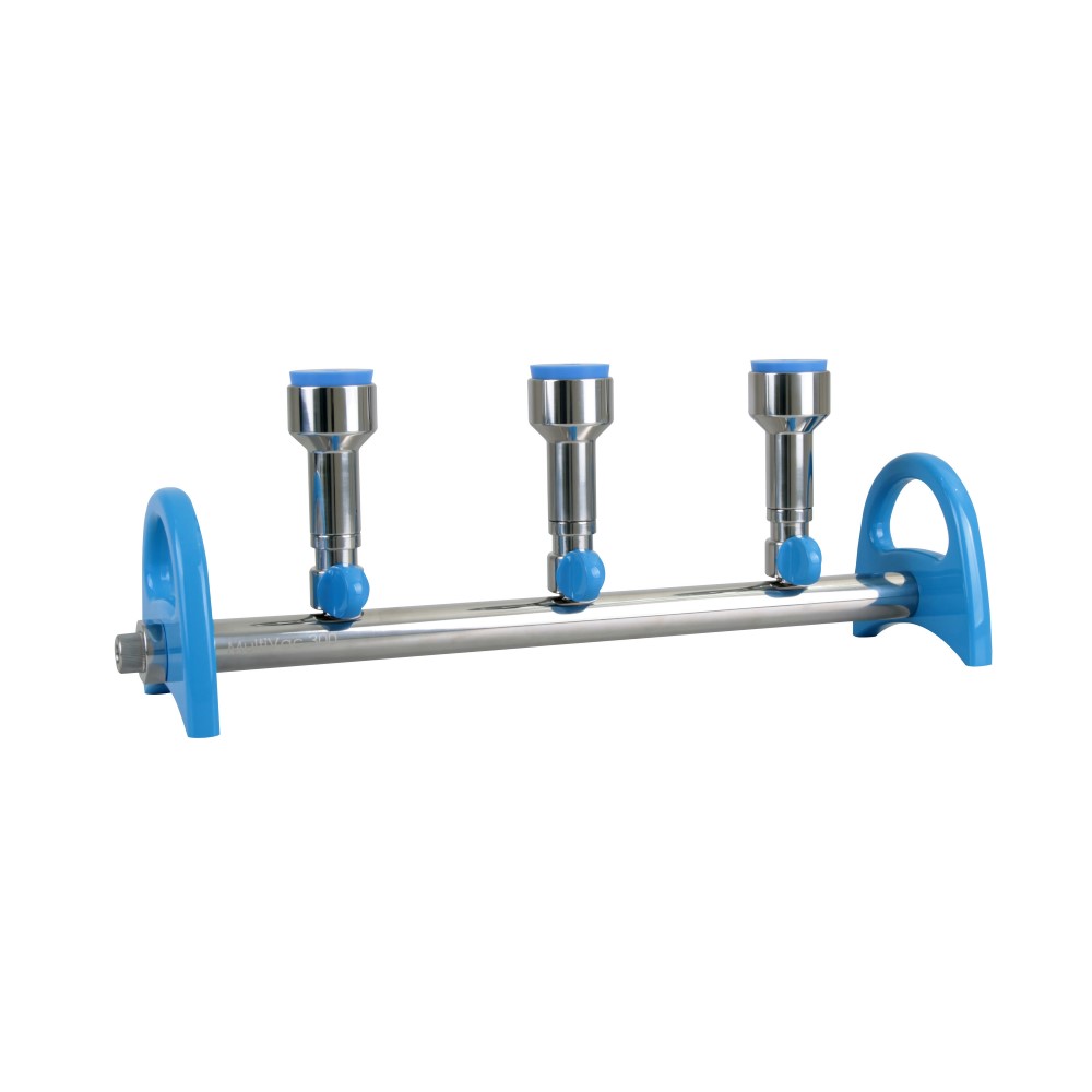 180300-01  MultiVac 300-MS, 3-Places StainlessSteel Manifold