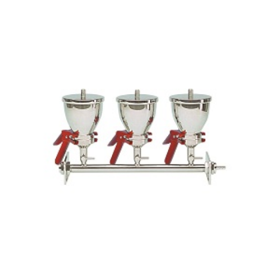 Picture of AS310/3 Three-place vacuum filtration system, stainless steel 500 ml, with rapid closure clamp 10445835