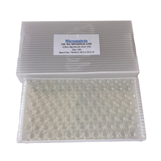 Picture of 2.0mL Big Mouth Clear Vial, 12x32mm, 11mm Crimp/Snap Ring™ MSV32011S-1232(100)