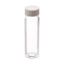 Picture of Precleaned - 40mL Clear Vial, 24-400mm Solid Top White Polypropylene Closure, PTFE Lined,pk100, 9-089-2