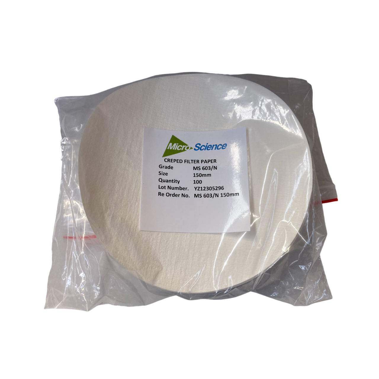 Industrial Filter Papers 150mm MS 603/N box 100, MS 603/N 150mm