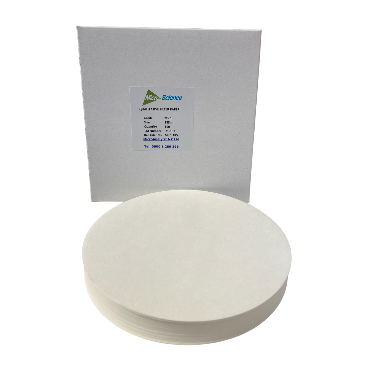 Qualitative Filter Paper MS1 185mm, Box100 , MS 1 185mm