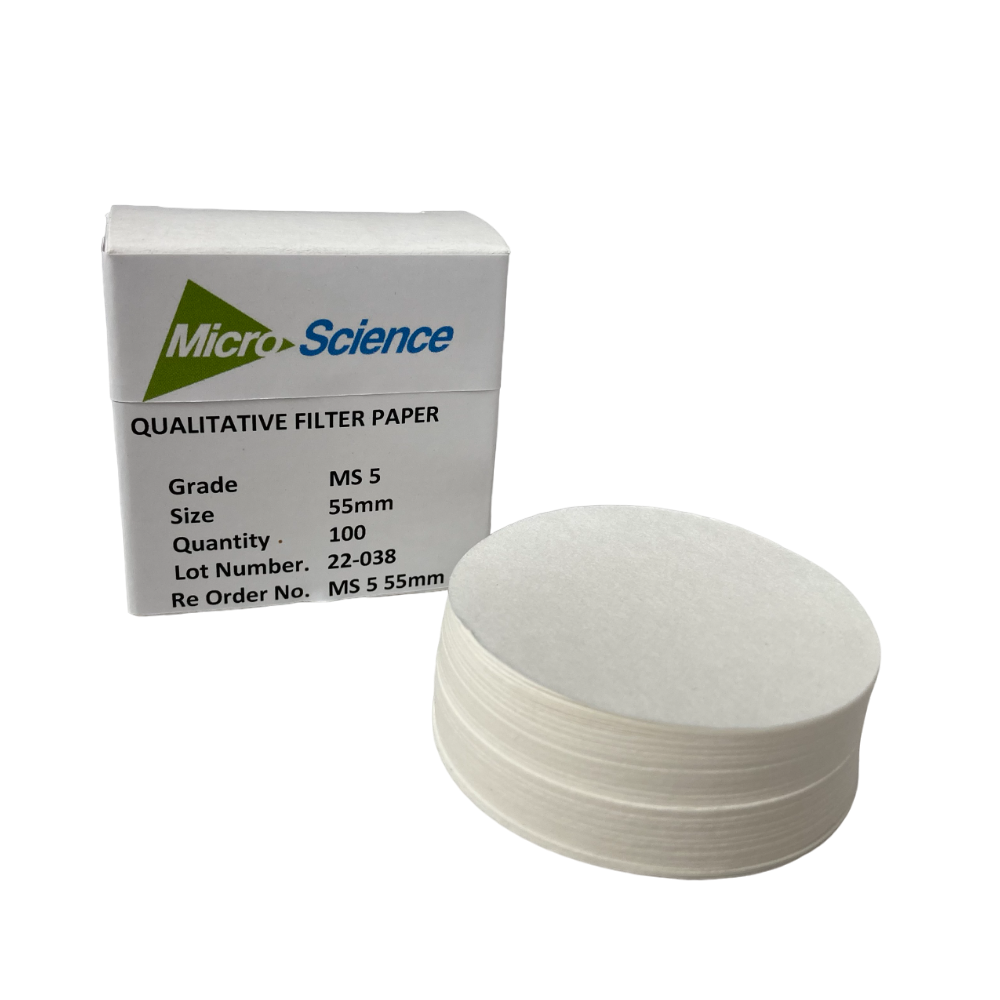 Qualitative Filter Paper MS5 55mm, Box100, MS 5 55mm