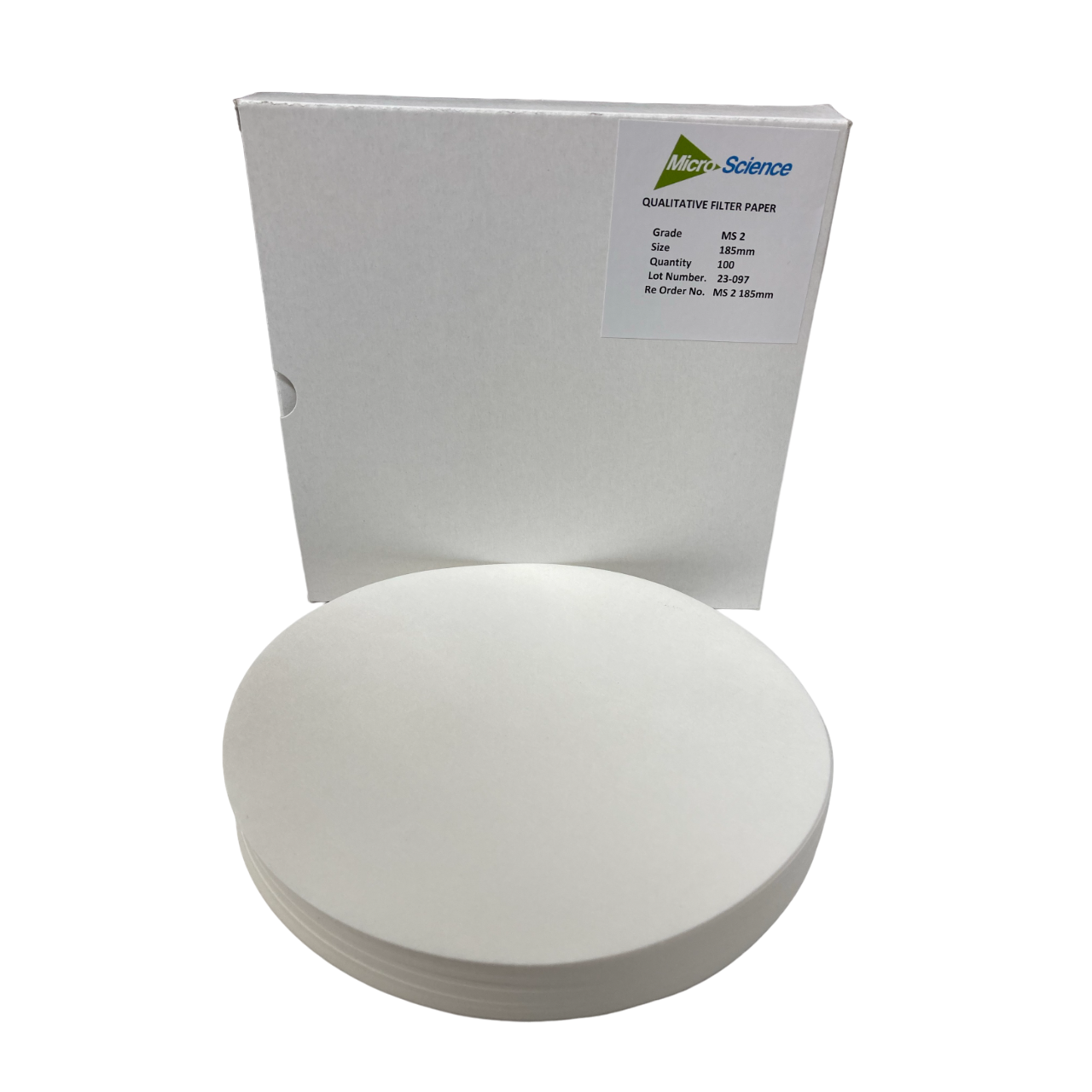 Qualitative Filter Paper MS2 185mm Box100, MS 2 185mm