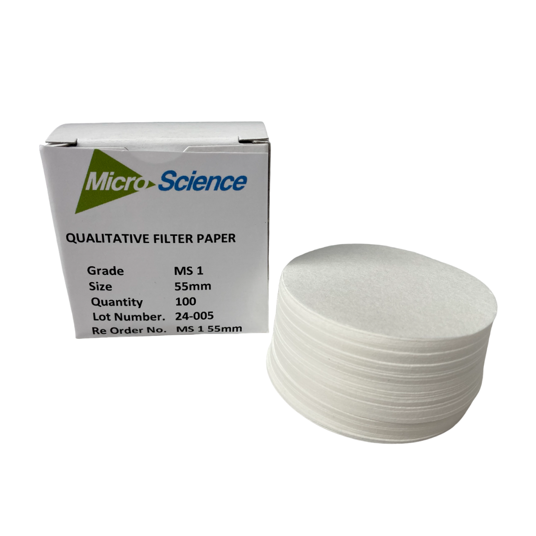 Qualitative Filter Paper MS1 55mm Box100 MS 1 55mm