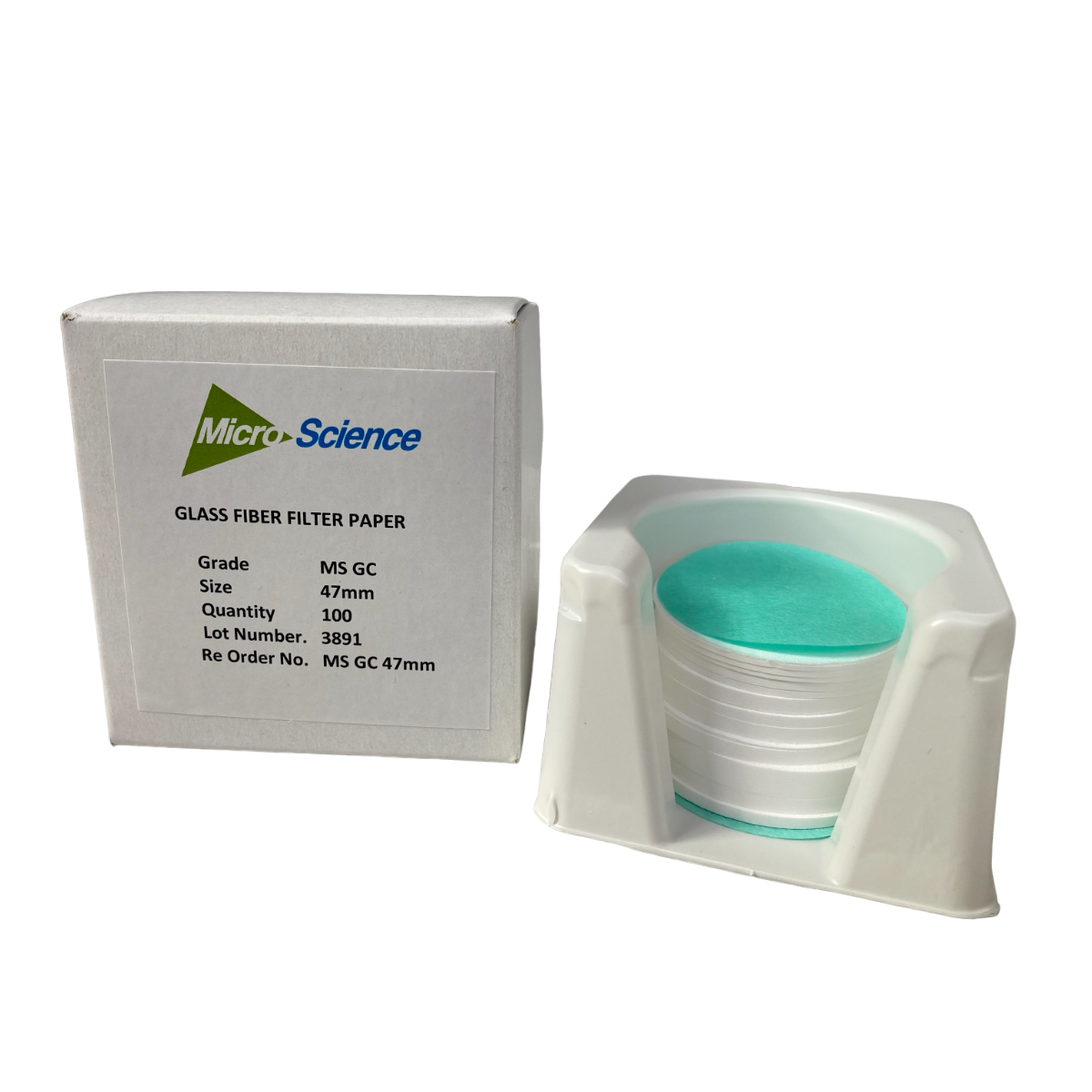 Glass Fiber Filter MSGC Grade 1.2um, 47mm, bx100, MS GC 47mm
