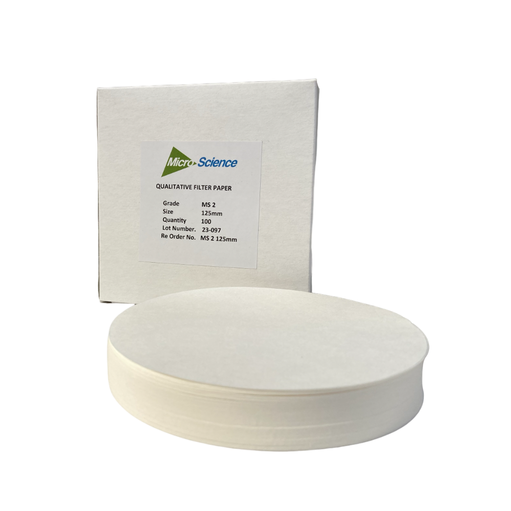 Qualitative Filter Paper MS2 125mm, Box100, MS 2 125mm