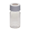 Picture of Precleaned - 20mL Clear Vial,  24-414mm Open Top White Polypropylene Closure,  .100" PTFE/Silicone Lined 9-107-2