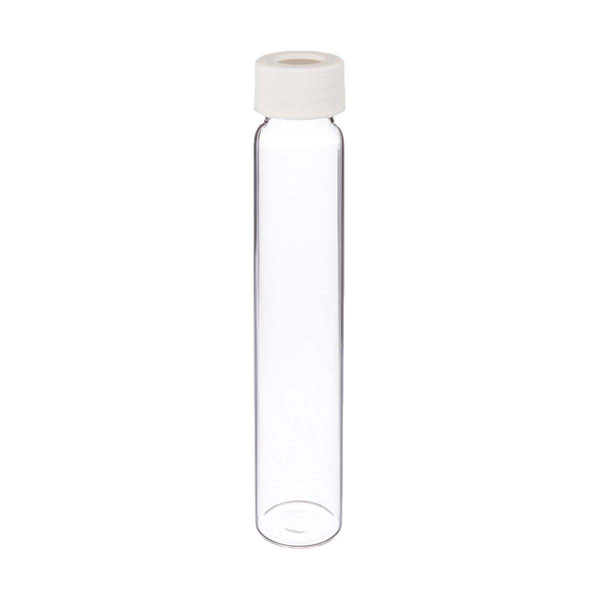 Precleaned & Certified - 60mL Clear Vial,  24-414mm Open Top White PP Closure,  .100" PTFE/Silicone Lined 9-093-3
