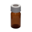Picture of Precleaned & Certified - 20mL Amber Vial,  24-414mm Open Top White PP Closure,  .125" PTFE/Silicone Lined 9A-106-3