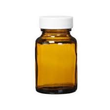 1/2 oz, 15cc Amber Packer, 31x50mm, 28-400mm Thread, Polypropylene Closure, Unlined D0178-1/2