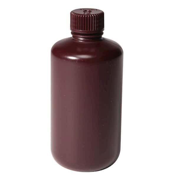 1000mL Amber Narrow Mouth Bottle, 90x202mm, 28mm Closure D0438-32