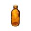 Picture of 2 oz, 60mL Amber Boston Round Bottle, 39x94mm, 20-400mm Thread D0167-2