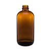 Picture of 16 oz, 500mL Amber Boston Round Bottle,75x168mm,  28-400mm Thread D0167-16