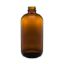 Picture of 16 oz, 500mL Amber Boston Round Bottle,75x168mm,  28-400mm Thread D0167-16
