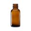 Picture of 1 oz, 30mL Amber Boston Round Bottle, 31x79mm, 20-400mm Thread D0167-1