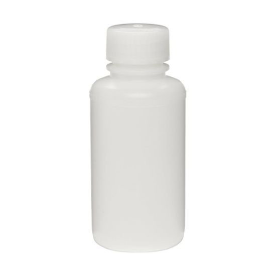 Picture of 4 oz, 125mL Narrow Mouth Jar, 41x123mm, 24-410mm Thread, White Closure, F217 Lined  9-210